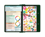 WhiteCoat Clipboard® - Green Child Life Specialist Edition